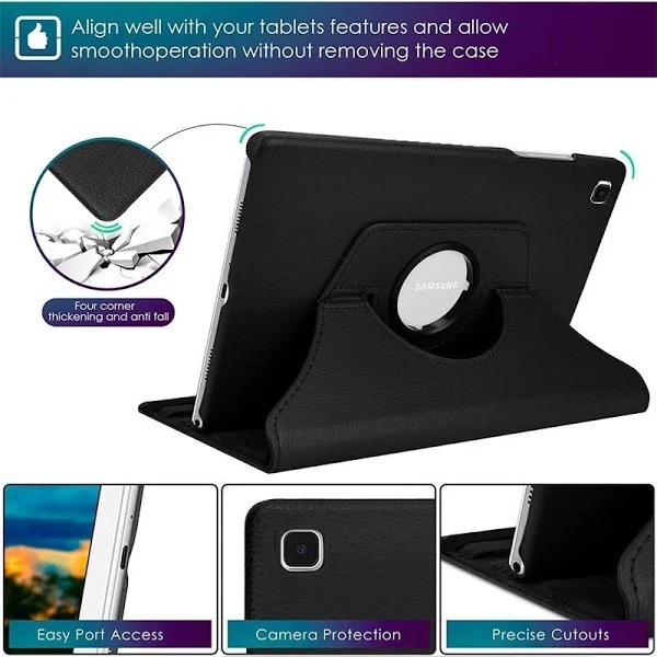 ROTARY STANDING Case Samsung Tab A7 2020 T500 T505 A7 Lite T220 T225 ROTARY STANDING Case 360