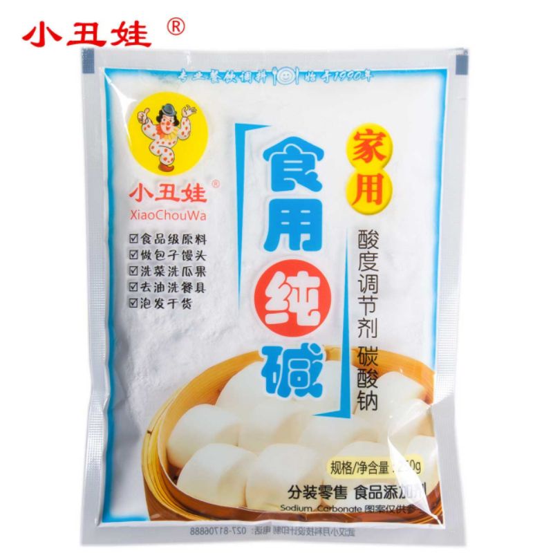 

Shi Yong jian Badut 小丑娃食用碱250g Tepung bakpao