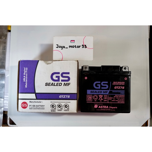 AKI Baterai GS kering MOTOR Satria Fu