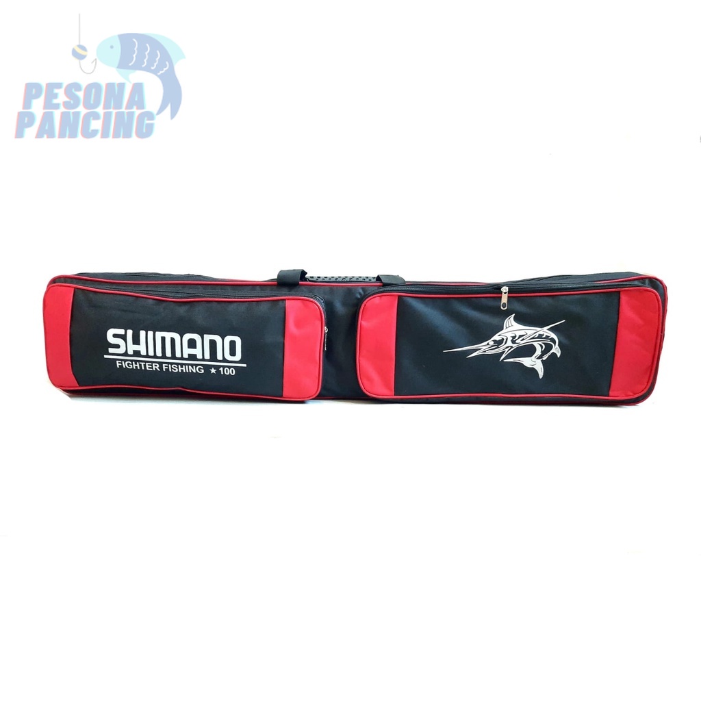 Tas Pancing BUSA JUMBO SHIMANO 2 RESLETING Panjang 100CM dan 120 CM BEST QUALITY