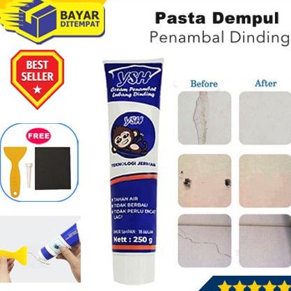 Pasta Dempul Krim Penutup Tambal Lubang Tembok Dinding YSH maju67 Buru Order