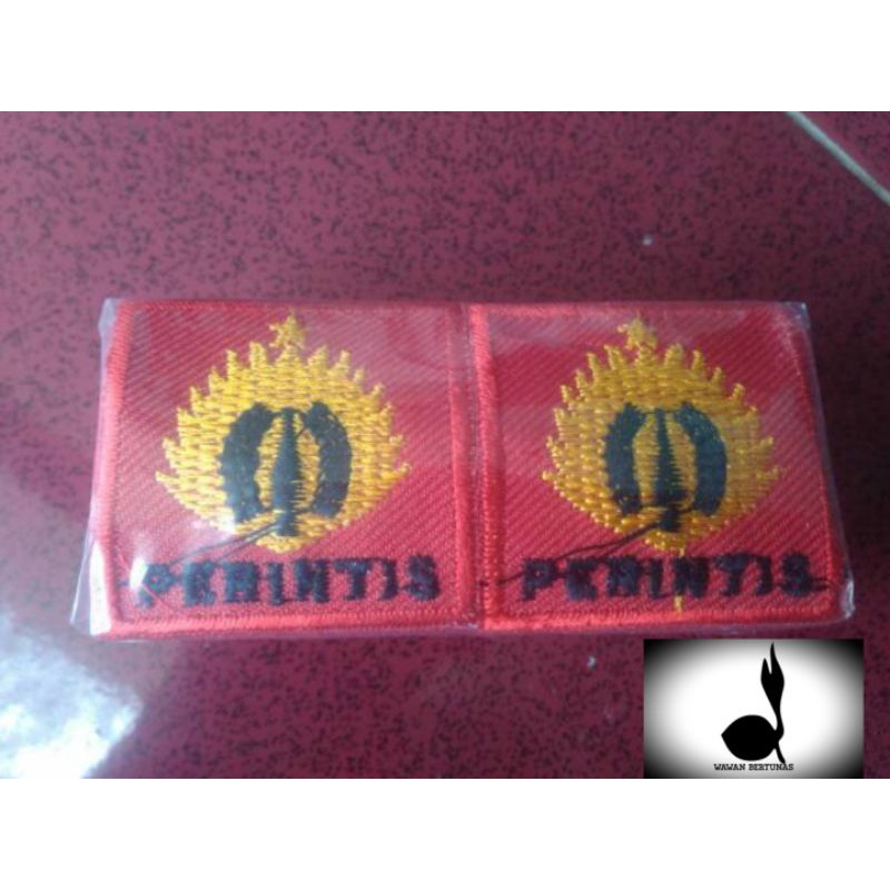 bijian badge sangga Bordir pendobrak, pelaksana,penegas-perintis- pencoba