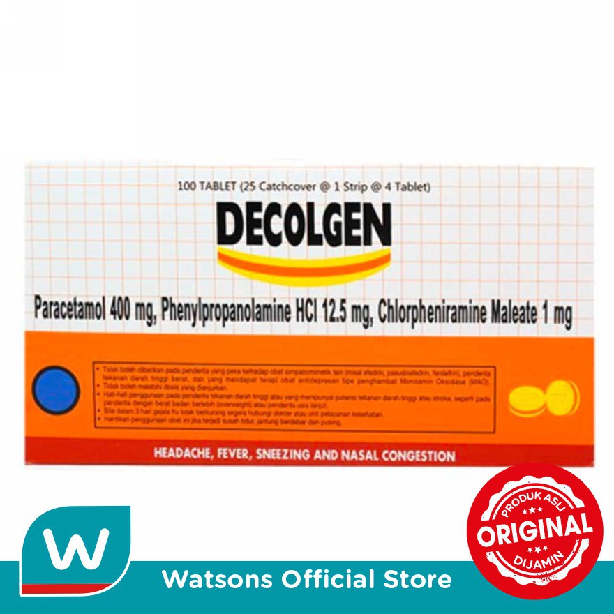 Jual Decolgen Tablet 1 Strip @ 4 tablet | Shopee Indonesia