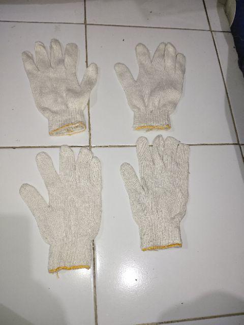 Eelic Sat-22cm 2 Pasang Sarung Tangan Kain Elastis Dan Nyaman Pelindung Tangan Mudah Dalam Pemakaian