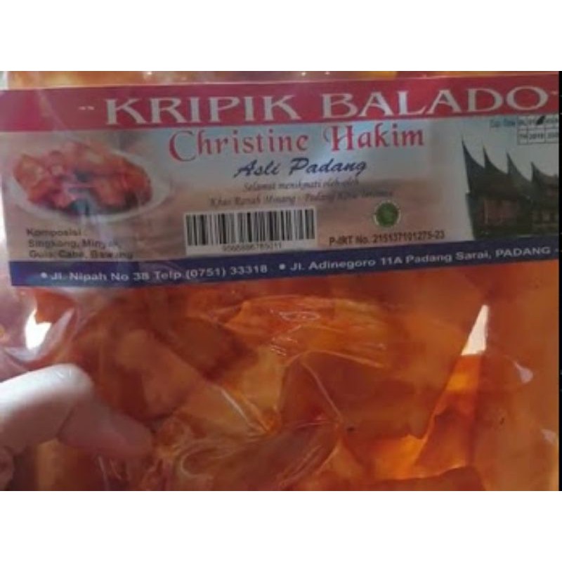 

Keripik Balado Christine Hakim