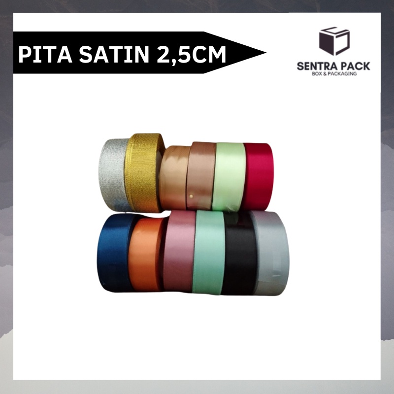 

PITA SATIN 2,5 CM/PITA KADO/PITA HAMPERS(2meter)