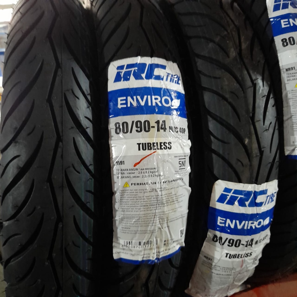 Ban matic tubeless IRC Enviro 80 90 14 NR91 beat mio vario