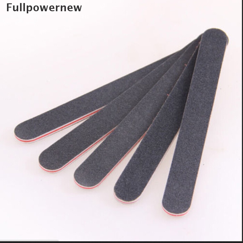 [FULL] 1 PCs New Black Double Sided Nail Art Manicure Sanding File Buffer Grits 100/180