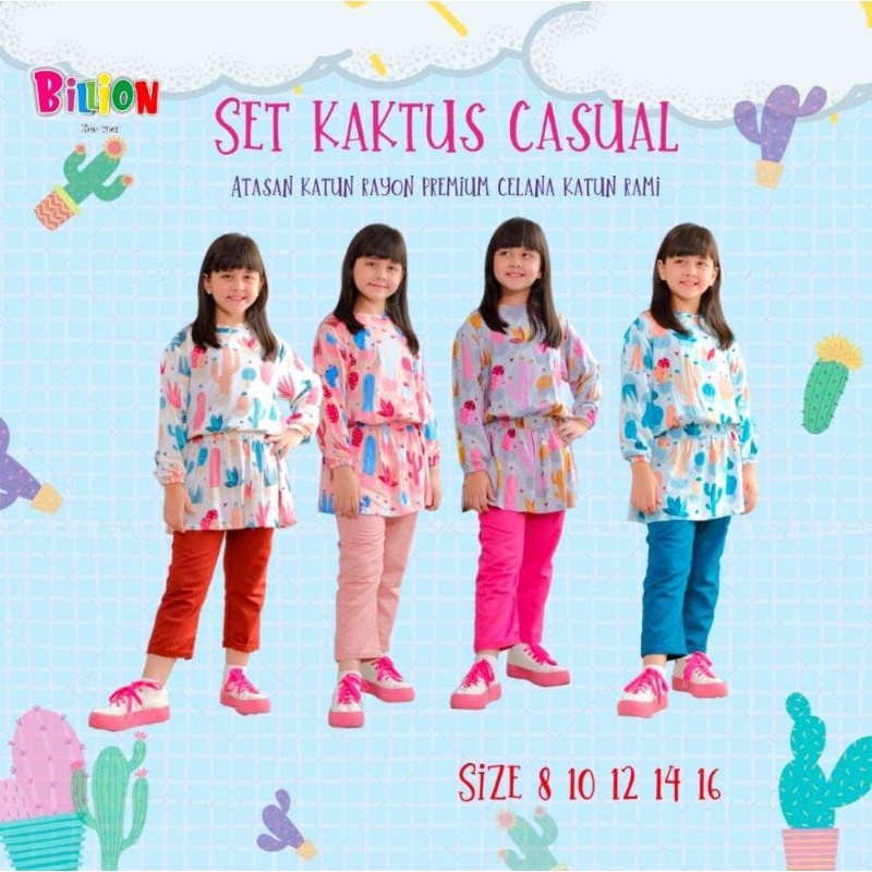Set Kaktus Casual By Billion