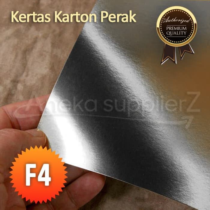 

Kertas Karton Perak Silver - F4 (21.5x33cm)|| (11 lb)