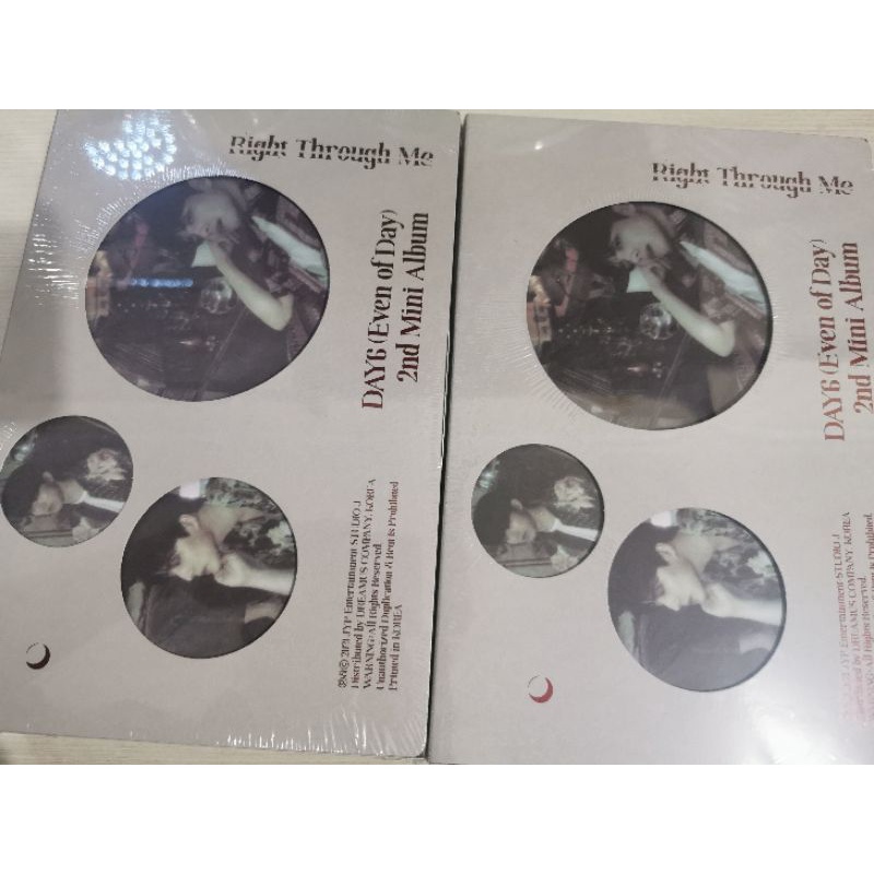 DAY6 EOD EVEN OF DAY RIGHT THROUGH ME ALBUM