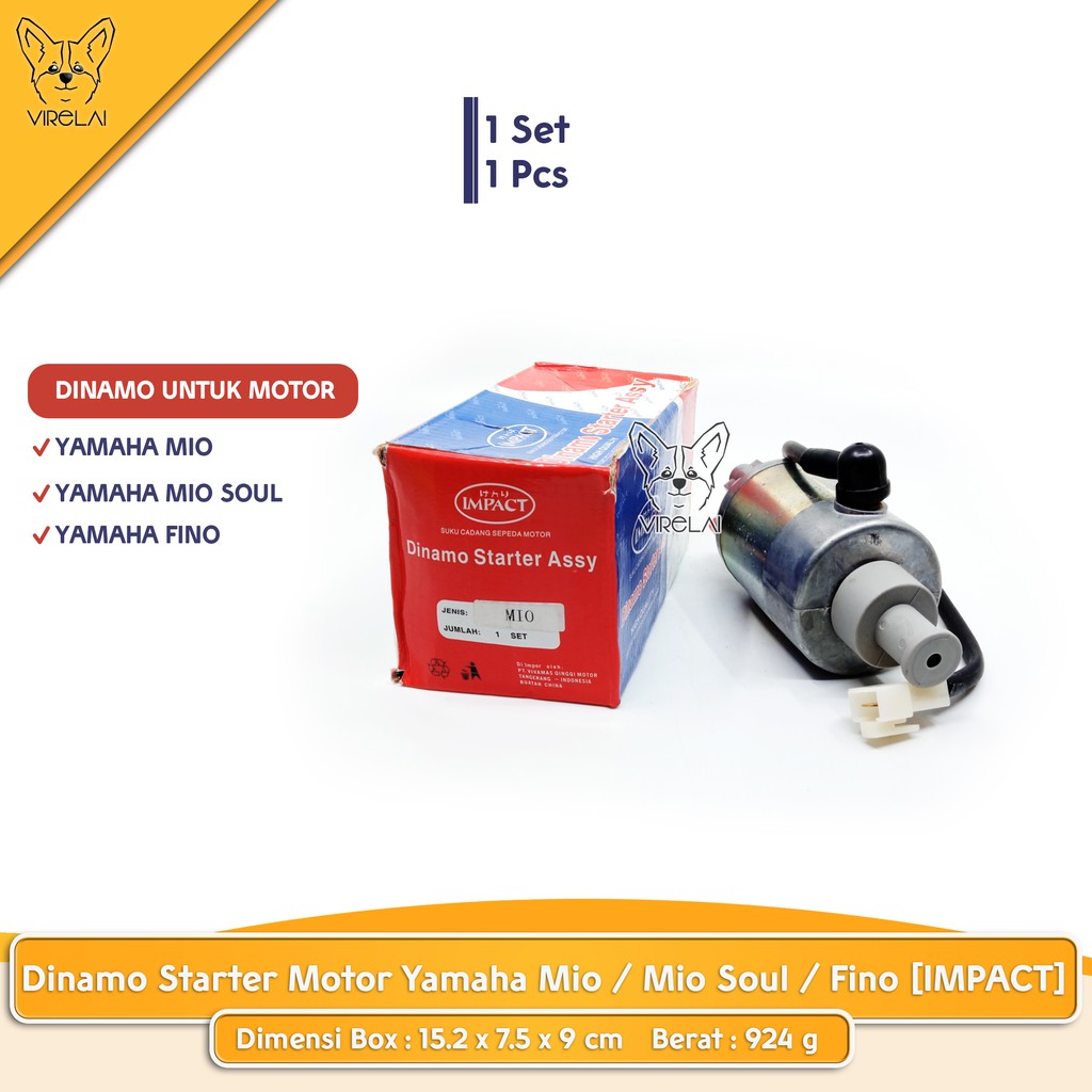 Dinamo Starter motor Mio / Mio Soul / Fino [Impact]