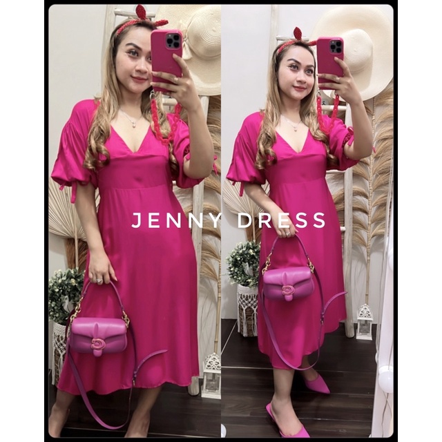 Jenny Korean Dress Rayon Twill Premium Terbaru