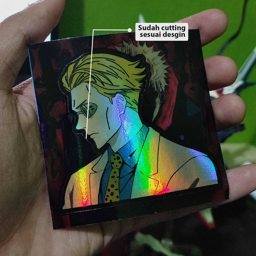 STICKER STIKER HOLOGRAM ANIME -JUJUTSU KAISEN NANAMI KENTO - STIKER LAPTOP