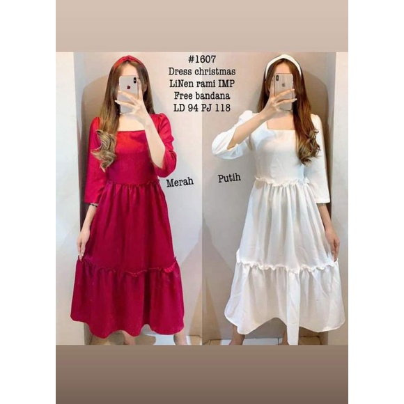 Dress Bigsize Korean Style//Dress Midi Korean//Dress006//Suzy Buton Dress