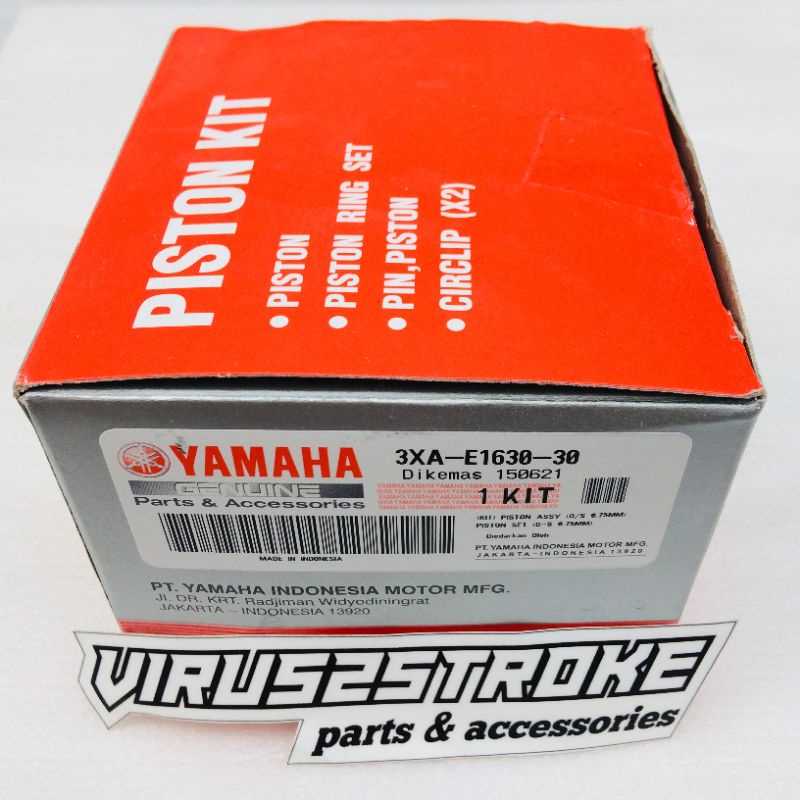 Piston Kit Seher Set Yamaha F1ZR FIZR F1Z FIZ R Force 1 F1 Oversize OS 75 Original YGP 3XA-E1630-30-2