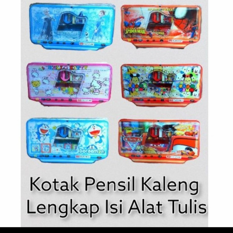 

Kotak Pensil Kaleng Lebar Model Layar Komputer Lengkap Isi Alat Tulis