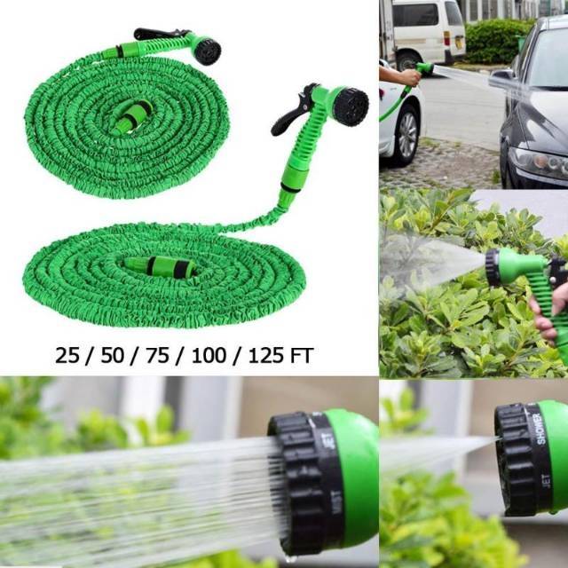 Magic Hose 15 M 50ft Selang Air Ajaib Semprotan Air Selang Semprot Shower Kebun Selang Fleksible Shopee Indonesia