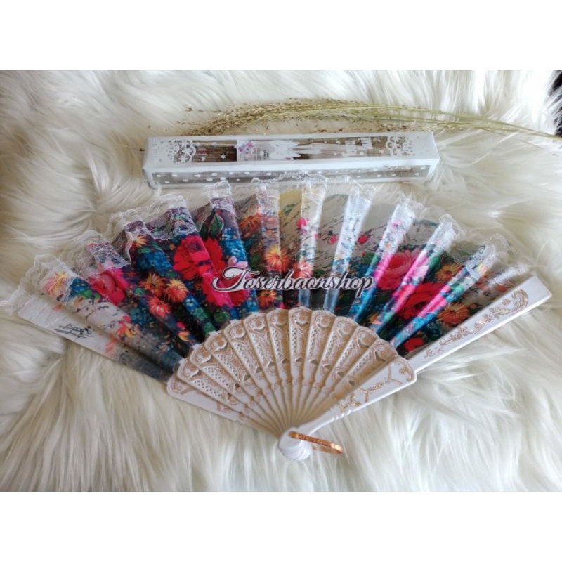 Souvenir kipas spanyol sovenir pernikahan murah unik