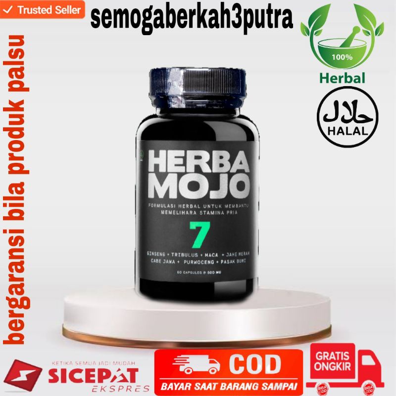 BISA COD HerbaMojo 7 - Herba Mojo 7 Asli 100% Original Obat Herbal Kuat PENAMBAH