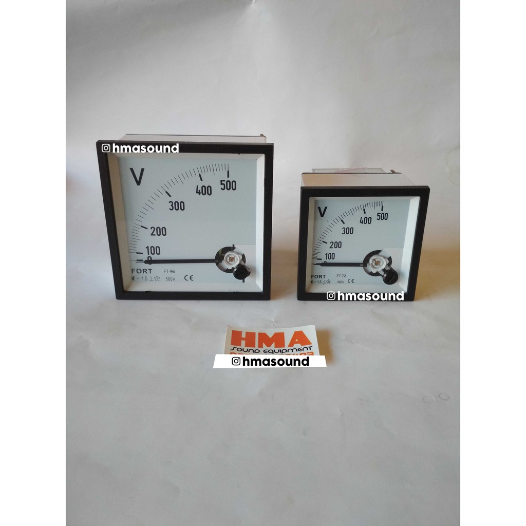 Volt Meter Voltmeter 500V Analog Fort