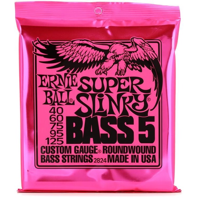 Senar Bass Ernieball Super Slinky 5 Senar / Bass Ernie Ball Elektrik 5 String 0.40 Set