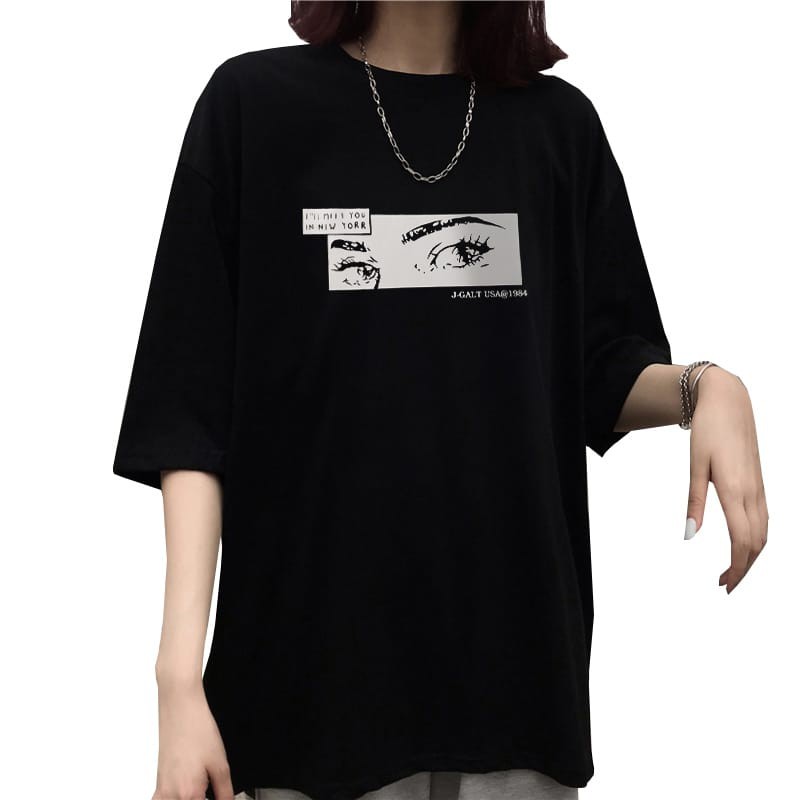 baju oversize / kaos eyes
