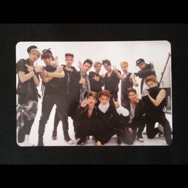 EXO PHOTOCARD GROWL OT12 VER B