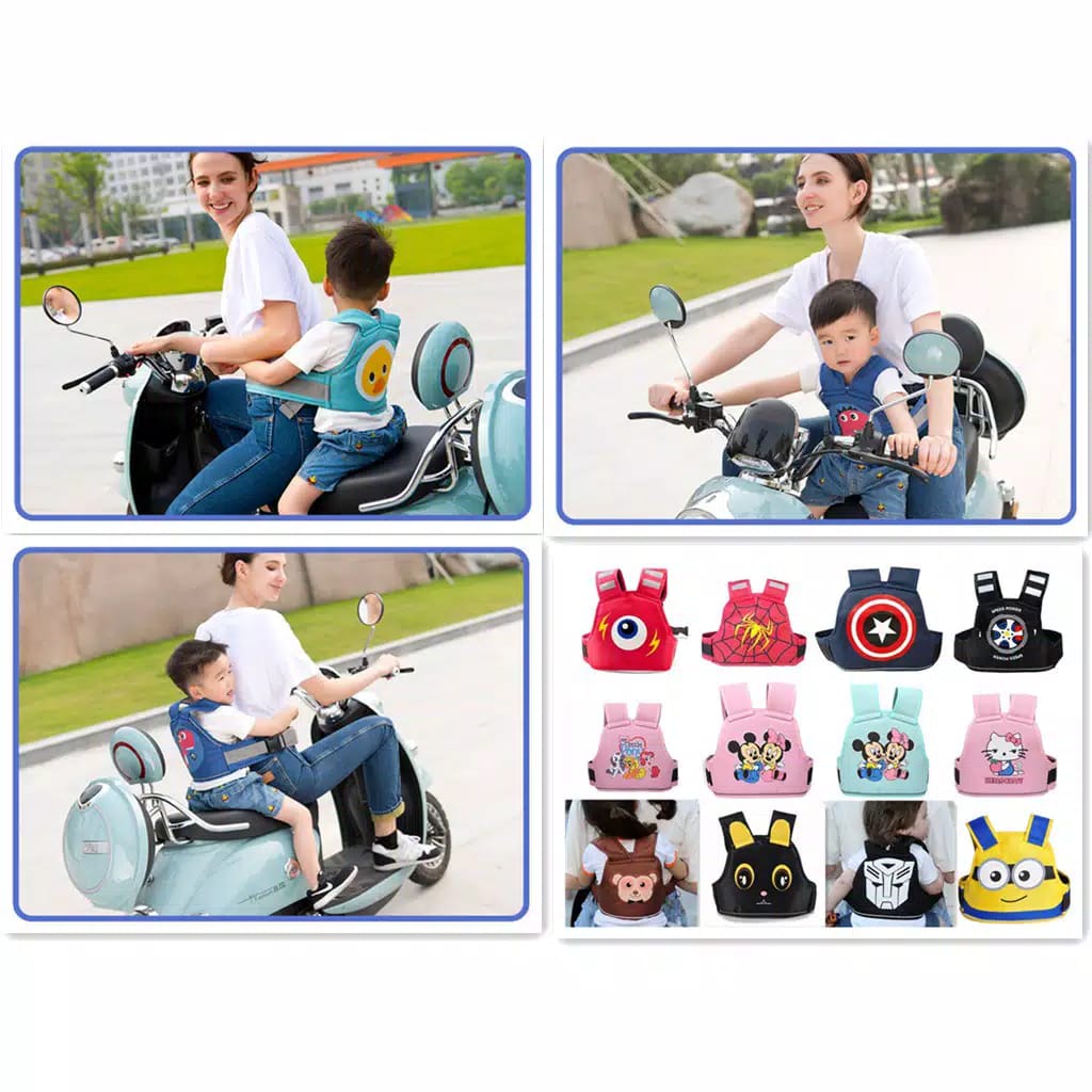 [SmallBell Shop]SABUK BONCENG ANAK DI MOTOR / BONCENGAN ANAK / SABK BONCENG MOTOR ANAK DEPAN DAN BELAKANG / SABUK BERKENDARA/SABUK PENGAMAN