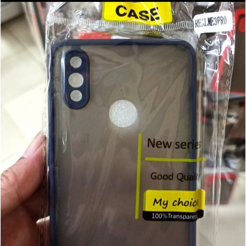 Realme 3 3 Pro case fuze dove doff matte colour warna