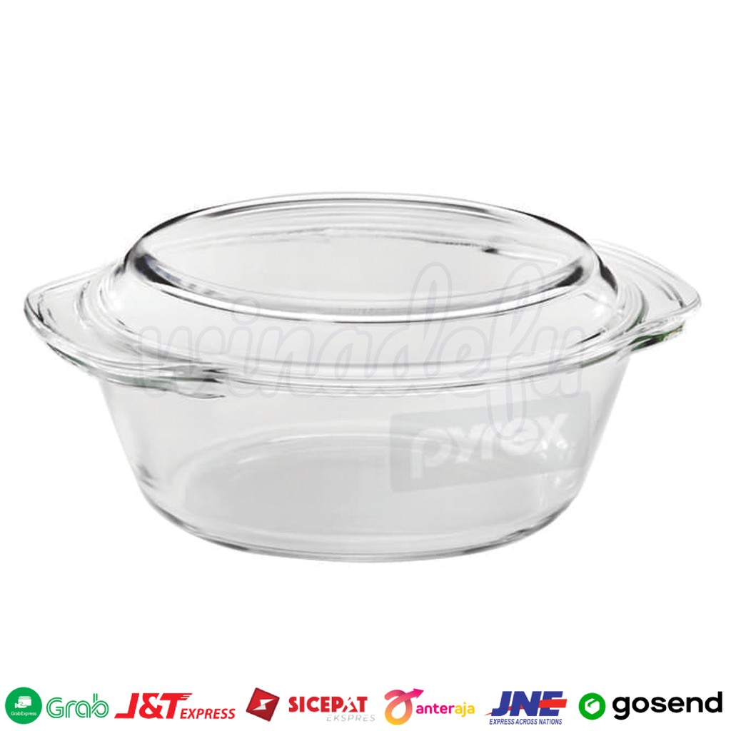 Jual Loyang Kaca Pyrex L Casserole Dish With Lid Kaserol Shopee Indonesia