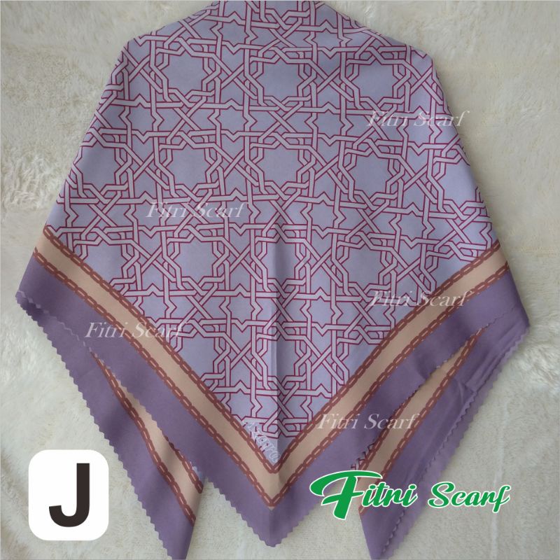 jilbab segi empat motif hijab segi empat motif kerudung segi empat motif azara oscara J 4-J