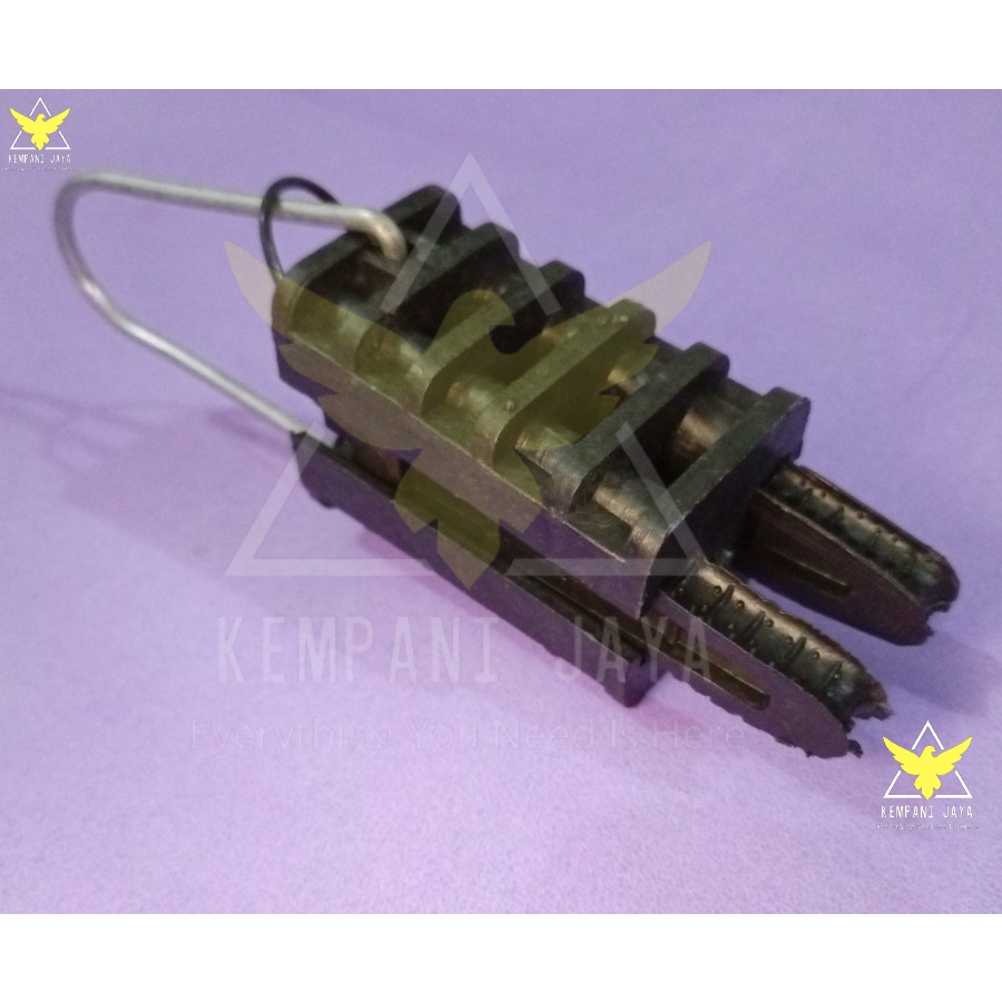 Wedge Clamp service kabel PLN  (100 pcs) / Tarikan Klem Service Kabel PLN / Twisted Clamp wedge Serv