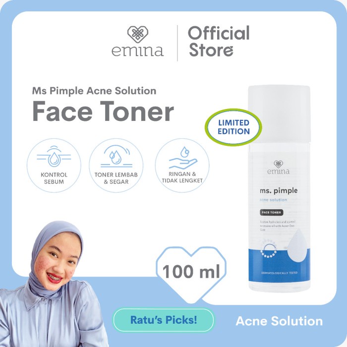 Emina Ms.Pimple Acne Solution Face Toner 100ml