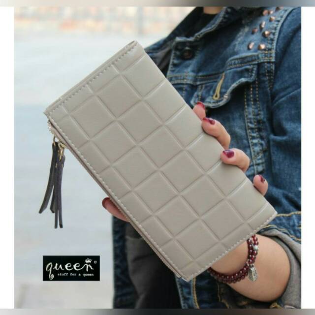 Dompet korea 2res embos /dompet murah /fashion wanita