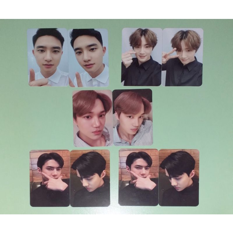 [OFFICIAL] photocard EXO welkit 2019 sehun kai suho d.o do kyungsoo welcome kit non album chen baekh