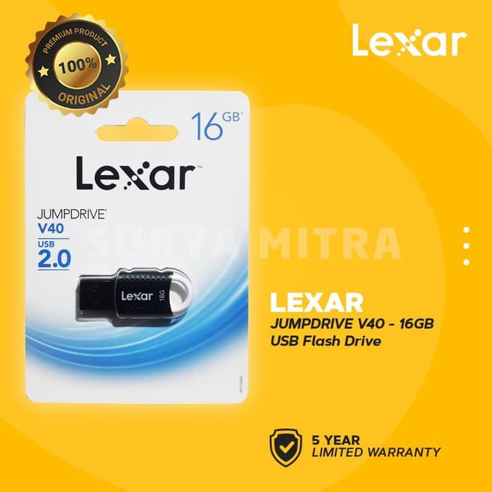 Flash Disk / Flashdisk 16GB Lexar Jumpdrive V40