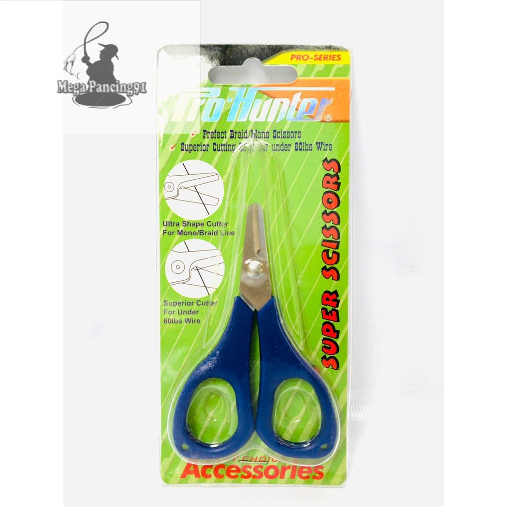 

TERMURAH ~ Gunting Split Ring Pro Hunter.Gunting Braided Line Multifungsi