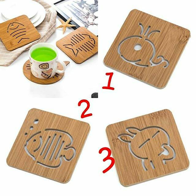 Tatakan piring kayu (mini)