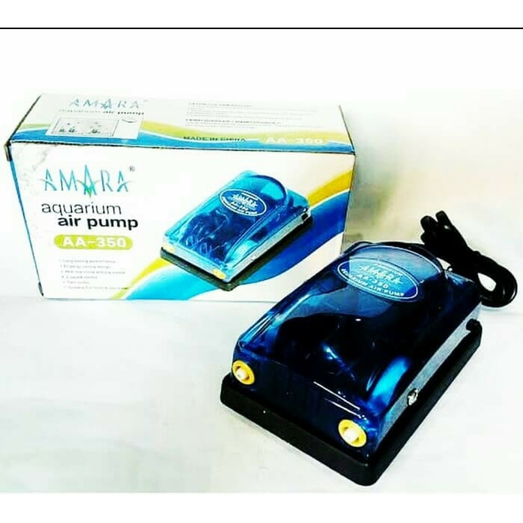 Mesin Gelembung 2 lubang / Aerator Aquarium / Air Pump (MERK SESUAI STOK)