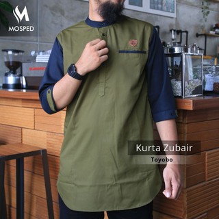  BAJU  KOKO  KURTA MUSLIM PRIA DEWASA  EXCLUSIVE BAHAN  TOYOBO 