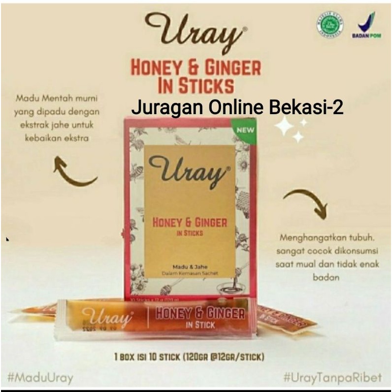 

Madu Uray Sachet - Honey ang Ginger in Stick 120gr