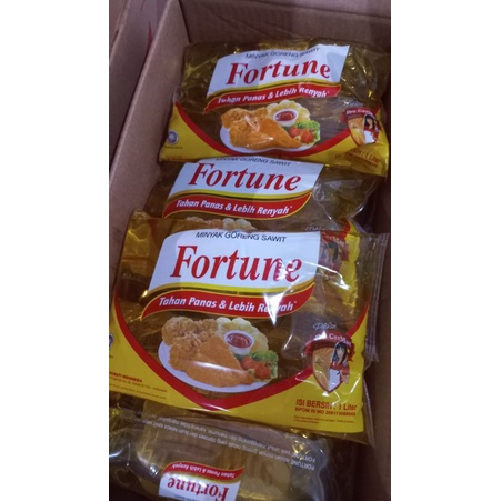 

Minyak goreng Fortune bantal 1 liter