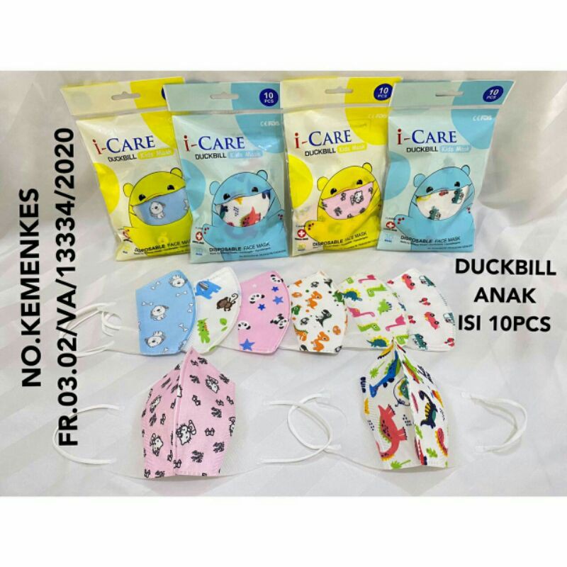 Masker Duckbiil anak