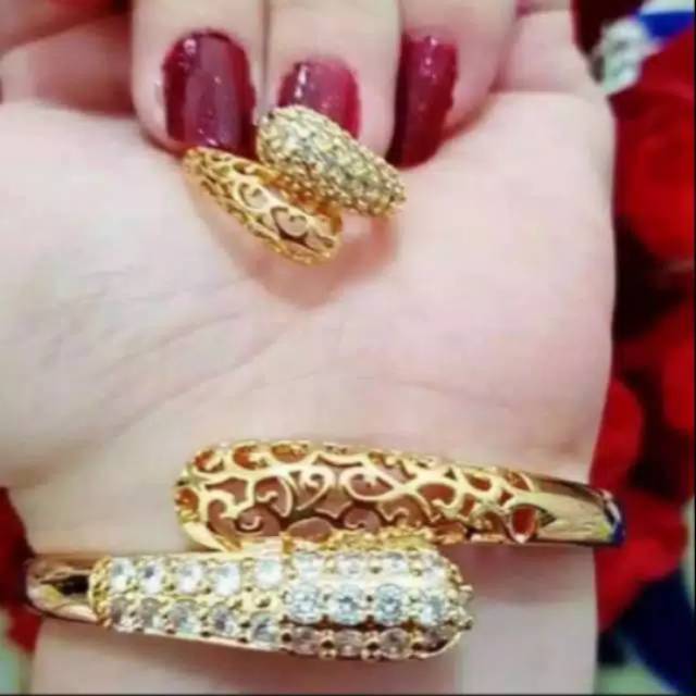 Xuping-Gelang tangan wanita-ular free cincin ular gold