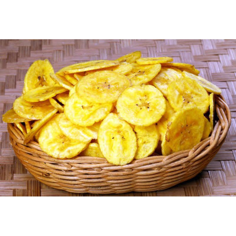 

Kripik Pisang Manis Cemilan Santai 200gr