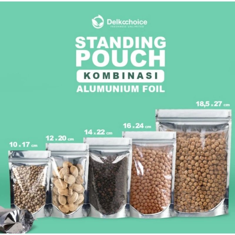 Standing Pouch Ziplock Plastik Klip Kemasan