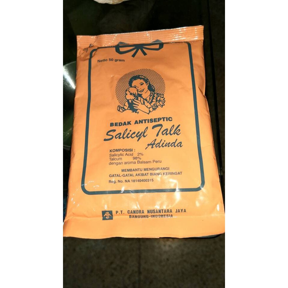 Bedak Antiseptik Salicyl Talk Adinda