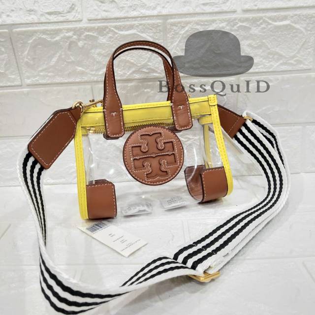 Tory Burch Ella Clear Micro Tote Bag
