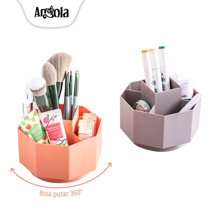 

READY Desk Storage Box C79 Rak Penyimpanan Tempat Alat Tulis/Make Up - Orange BERKUALITAS